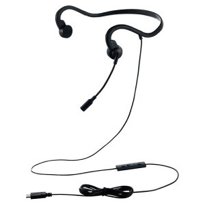 �G���R�� ELECOM �L�����`���w�b�h�Z�b�g USB Type-C TM �u���b�N HS-BC05CBK