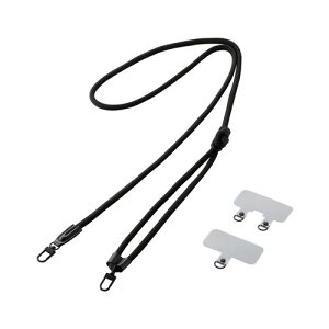 �G���R�� ELECOM �V�����_�[�X�g���b�v �ەR6mm �u���b�N P-STSDH2R06BK