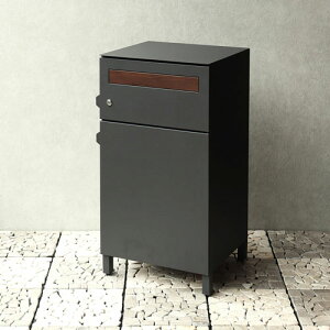 MOJYU 宅配ボックス付ポスト Gian ジャン ダークグレー PBX-014 宅配ボックス ポスト一体型 戸建て