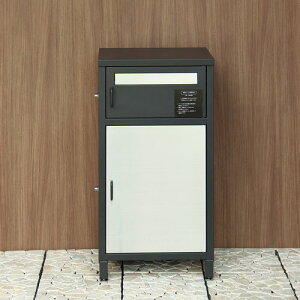 MOJYU 宅配ボックス付ポスト Elia エリア ディムグレー PBX-077 宅配ボックス ポスト一体型 大容量