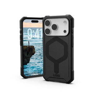 URBAN ARMOR GEAR iPhone 17 Pro 2025�Ή��ϏՌ��P�[�X ESSENTIAL ARMOR MAGSAFE �u���b�N UAG-IPH25MA-EMS-BK ���K���{�㗝�X�i