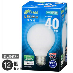 y100~OFFN[|zzz܂Ƃߔ I[d@ 5Nۏ LEDd {[d` E26 40` S F LDG4D-G 7AG20 12Zbg