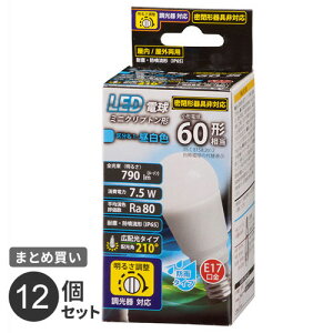 ܂Ƃߔ I[d@ LEDd ~jNvg` E17 60W` F OΉ LDA8N-G-E17/D H11 12Zbg