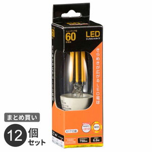 ܂Ƃߔ I[d@ LEDtBgd VfA` E17 60W NA dF S LDC6L-E17 C6 12Zbg