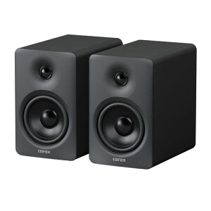 Edifier �R���p�N�g�A�N�e�B�u�X�s�[�J�[ M90 Bluetooth HDMIeARC AUX USB-C �n�C���] �}���`�|�C���g�ڑ� �����R�� �u���b�N ED-M90-BK