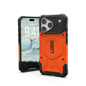 URBAN ARMOR GEAR �ϏՌ� �P�[�X iPhone 18 Pro/iPhone 17 Pro PATHFINDER �J�����{�^���J�� �I�����W UAG-IPH26MA-OR