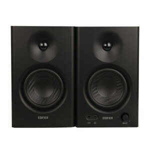Edifier MR4 ���j�^�[�X�s�[�J�[ 42W TRS�o�����X���� �����ؑ� 1�C���`�c�C�[�^�[+4�C���`�E�[�t�@�[ �u���b�N ED-MR4-BK-A