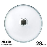 MEYER マイヤー フライパン蓋 グラス リッド 28cm MN-GF28 フライパン 蓋 28cm ガラス蓋 中身が見える ふ…