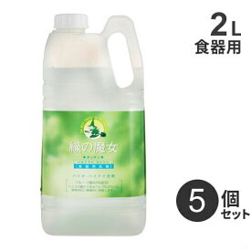 【送料無料】まとめ買い ミマスクリーンケア 緑の魔女 キッチン 業務用 2L 5個