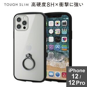 GR ELECOM iPhone12 iPhone12 Pro P[X Jo[ TOUGH SLIM LITE t[J[ ϏՌ dx8H ^ y ubN PM-A20BTSLFCRBK