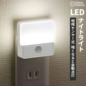 �I�[���d�@ LED���ÃZ���T�[���i�C�g���C�g NIT-ALA6MSQ-WN