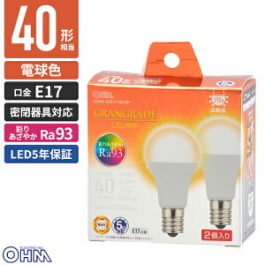 �I�[���d�@ LED�d�� ���`E17 40�`���� �d���F 2�� LDA4L-G-E17 RA 2P