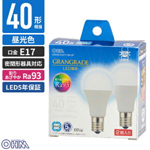 �I�[���d�@ LED�d�� ���`E17 40�`���� �����F 2�� LDA4D-G-E17 RA 2P
