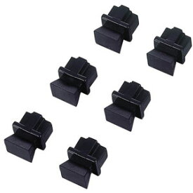 ポスト投函 エレコム ELECOM ほこりカバー LD-DUSTBK6（ブラック）