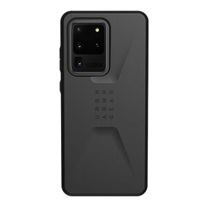 URBAN ARMOR GEAR�А� Galaxy S20 Ultra CIVILIAN �P�[�X �u���b�N UAG-GLXS20ULTC-BK ���{���K�㗝�X�i