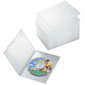 �G���R�� ELECOM DVD�g�[���P�[�X 1�����[/10�� �N���A CCD-DVD03CR