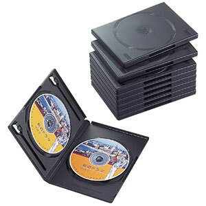 �G���R�� ELECOM DVD�g�[���P�[�X 2�����[/10�� �u���b�N CCD-DVD06BK
