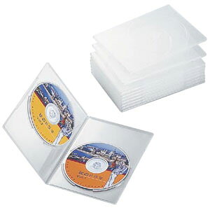 �G���R�� ELECOM DVD�X�����g�[���P�[�X 2�����[/10�� �N���A CCD-DVDS06CR