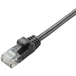 �G���R�� ELECOM 15m CAT6���� ���炩LAN�P�[�u�� LD-GPY/BK15�i�u���b�N�j