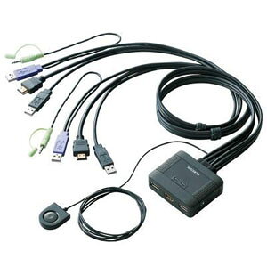 GR ELECOM p\Rؑ֊ HDMIΉ KVM-HDHDU2
