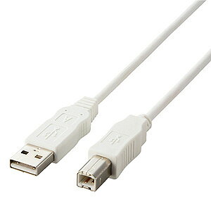 �|�X�g���� �G���R�� ELECOM USB2.0�P�[�u�� 5.0m USB2-ECO50WH