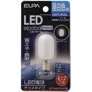 ELPA LED�d�� �i�c���^ E12 LDT1N-G-E12-G100