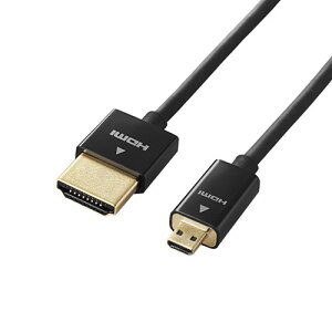 |Xg GR ELECOM JڑpHDMIP[u HDMI micro^Cv ubN DGW-HD14SSU15BK