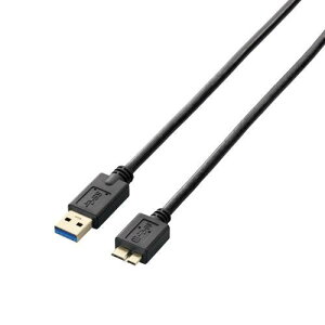 �G���R�� ELECOM USB3.0�P�[�u���iA-microB�j USB3-AMB20BK