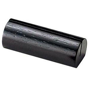 えいむ 木製カード立て 丸型 木理-42 黒