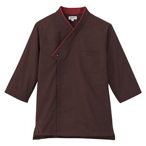 ショップコート 男女兼用 エンジ 臙脂 S JT-1258 サーヴォ サンペックスイスト 業務用 ユニフォーム 制服