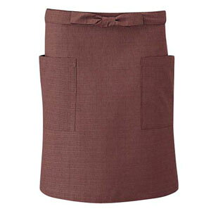 エプロン ダークブラウン 焦茶 JA-1837 サーヴォ サンペックスイスト 業務用 ユニフォーム 制服 前掛