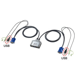 TTvC p\Rؑ֊ 2:1 SW-KVM2AUUN