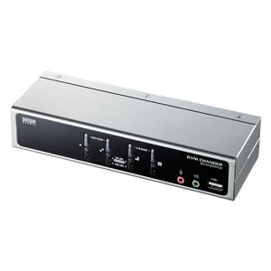 サンワサプライ USB PS/2コンソール両対応パソコン自動切替器 4:1 SW-KVM4HVCN