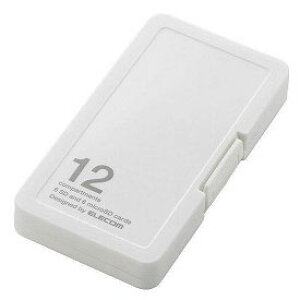 |Xg GR ELECOM SD/microSDJ[hP[XivX`bN^Cvj CMC-SDCPP12WH