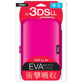 ナカバヤシ Digio2 3DS LL用 セミハードケース ピンク SZC-3DSLL01P