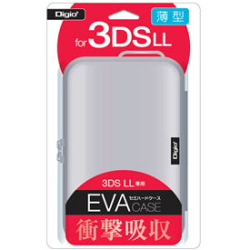 ナカバヤシ Digio2 3DS LL用 セミハードケース ホワイト SZC-3DSLL01W
