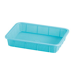 セキスイ 角籠浅型 中 ブルー K-542