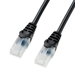 �T�����T�v���C �c���܂�h�~CAT5eLAN�P�[�u�� 7m �u���b�N LA-Y5TS-07BK