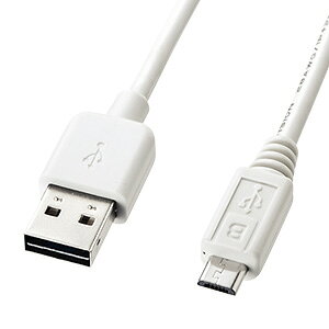 �T�����T�v���C ���ʑ}����}�C�N��USB�P�[�u�� MicroB 2m �z���C�g KU-RMCB2W