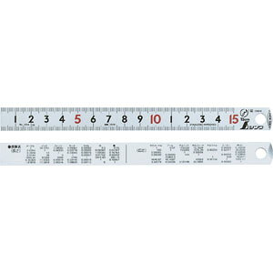 �V�������� �s�b�N�A�b�v�X�P�[���V���o�[15cm cm�\�� �㉺1mm�s�b�` �Ԑ����� JIS 13131