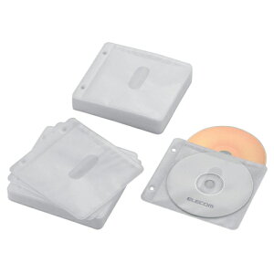 �G���R�� ELECOM Blu-ray�ECD�EDVD�Ή��s�D�z�P�[�X 2�� �z���C�g CCD-NBWB120WH