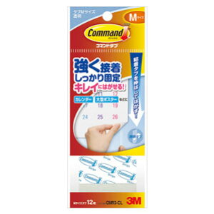 3M �X���[�G�� �R�}���h�^�u �N���A M�T�C�Y 12���� CMR3-CL