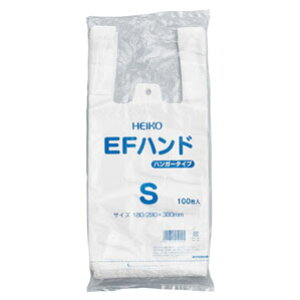 レジ袋 EFハンドS 乳白 100枚入 006645912