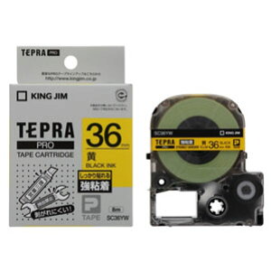 �L���O�W�� KING JIM �e�v�� PRO�e�[�v ���S�����x�� 36mm �� SC36YW