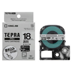 �L���O�W�� KING JIM �e�v�� PRO�e�[�v �}�b�g���x������ 18mm ������ SB18T