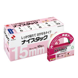 �j�`�o�� ���ʃe�[�v �i�C�X�^�b�N �u���{�b�N�X �͂�����^�C�v 15mm×18m 10���� NWBB-H15