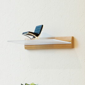ウォールシェルフ 石膏ボード アクリル 飾り棚 掛け棚 壁掛け 棚 壁掛棚 日本製 幅20cm ナチュラル