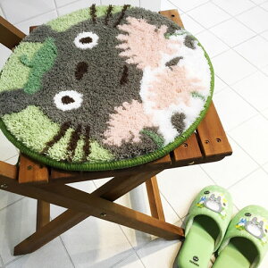 センコー SENKO となりのトトロ TOおはなやさん チェアマット 直径38cm グリーン 91234