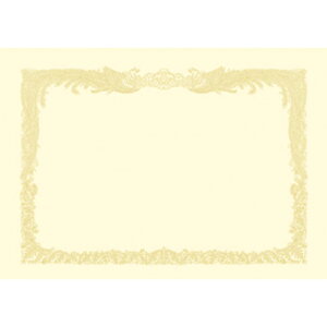 ササガワ OA賞状用紙 100枚入 A3縦書 クリーム 10-1187