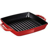 ストウブ staub ピュアグリル スクエア 28cm チェリー 40511-685 日本正規品業務用